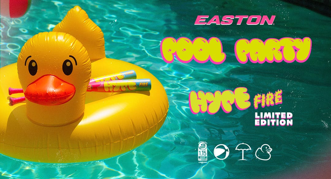 Easton Hype Fire Pool Party Limited Edition Baseball Bats